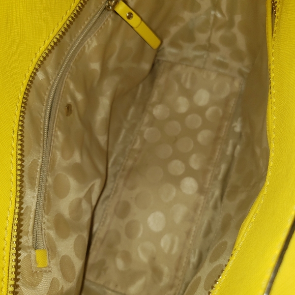 Kate Spade canary yellow excellent condition handbag satchel crossbody bag - Picture 2 of 2